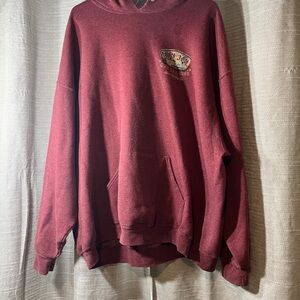 Ron Jon Burgundy Hoodie with Front Pocket